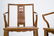 PAIR OF 18TH C HUANGHUALI LOWBACK ARMCHAIRS (MEIGUI YI) - 6