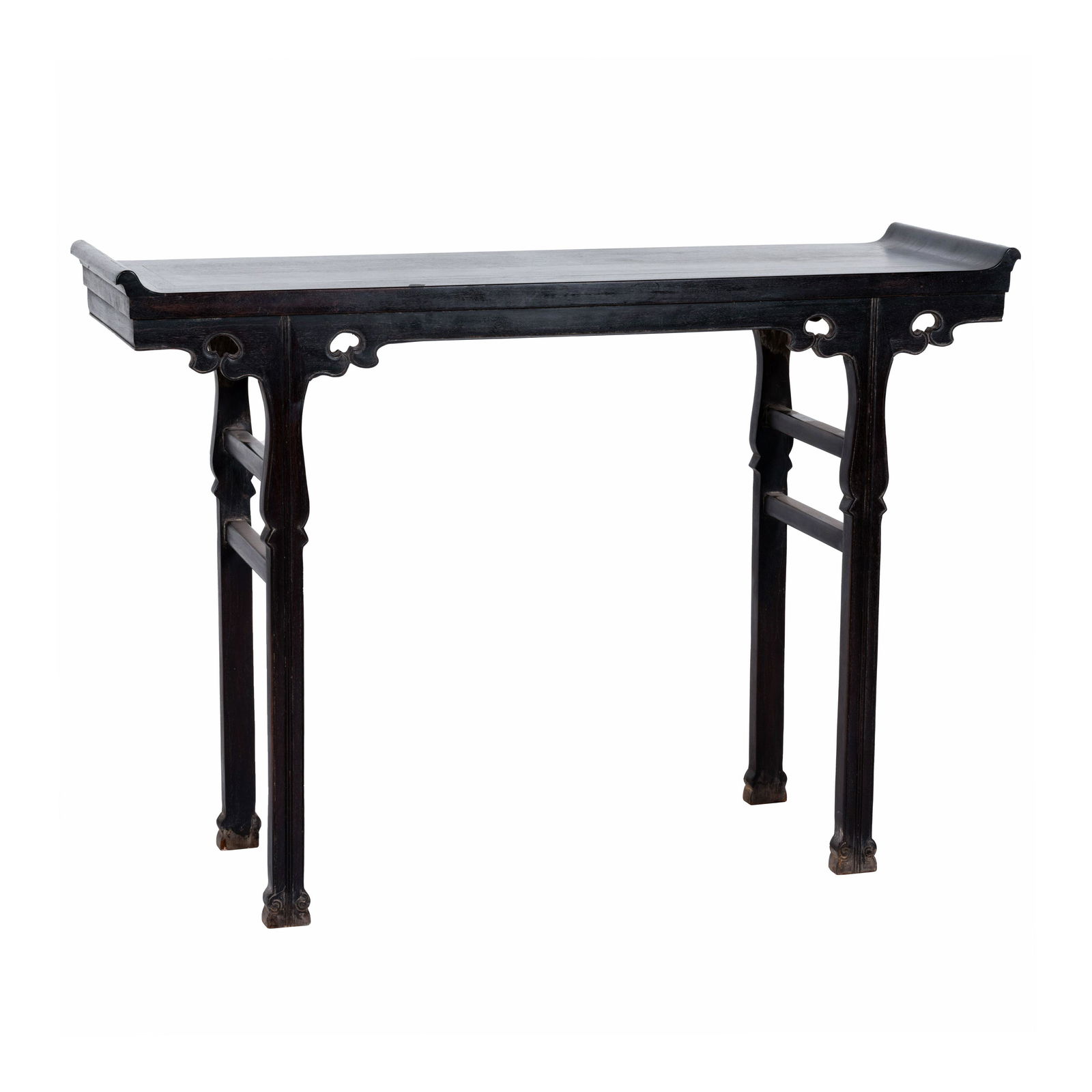 ANTIQUE ZITAN EVERTED ENDS ALTAR TABLE (1 of 9)