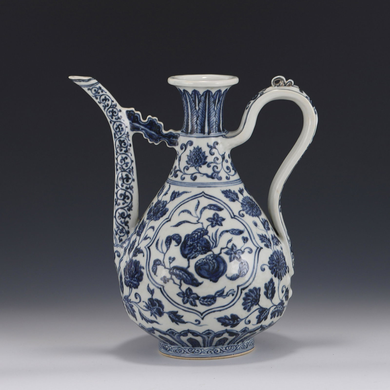 BLUE & WHITE FLOWER POT (1 of 8)