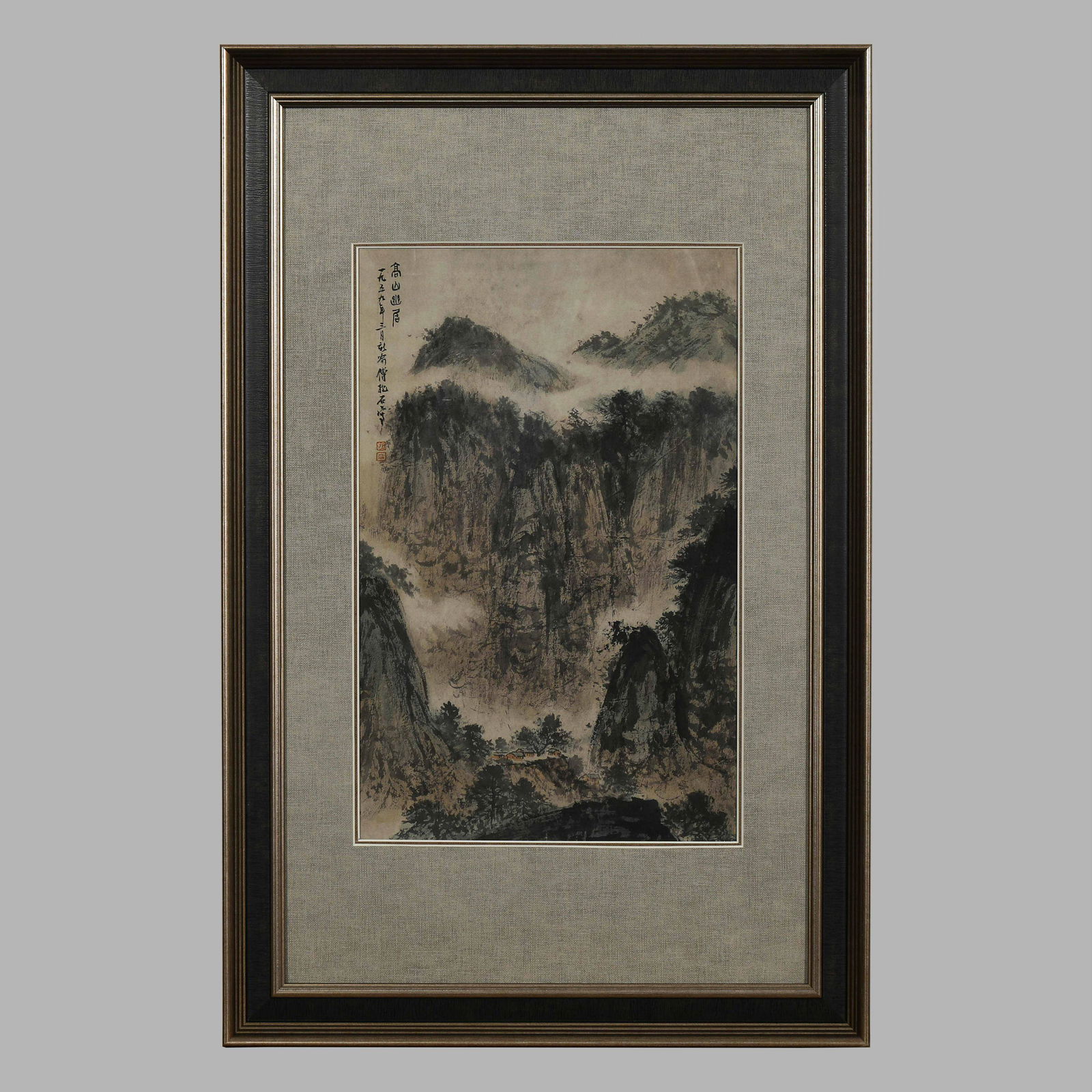 FU BAOSHI FRAMED LANDSCAPE PAINTING (1 of 6)