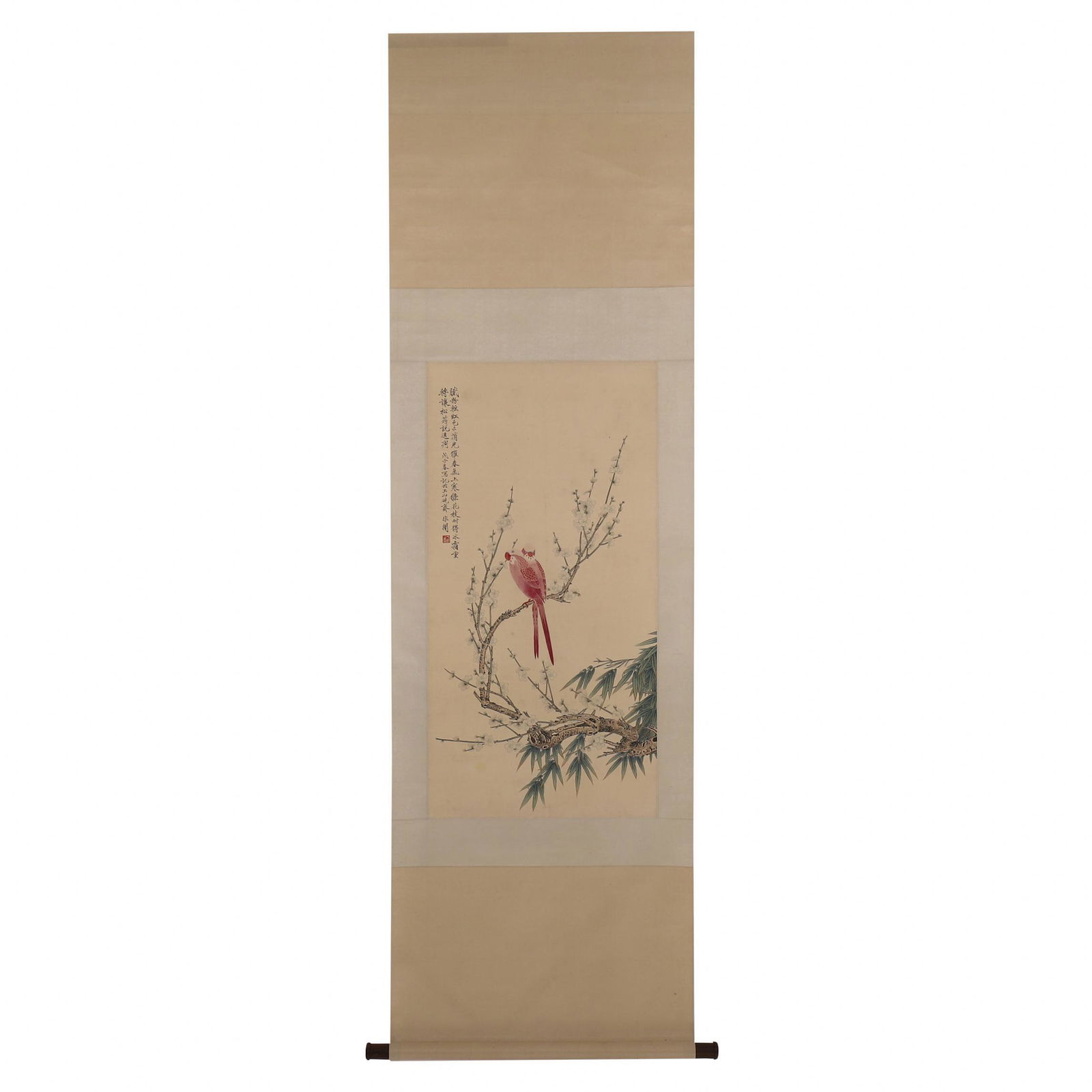 YU FEIAN FLOWER & BIRD SCROLL PAINTING (1 of 7)