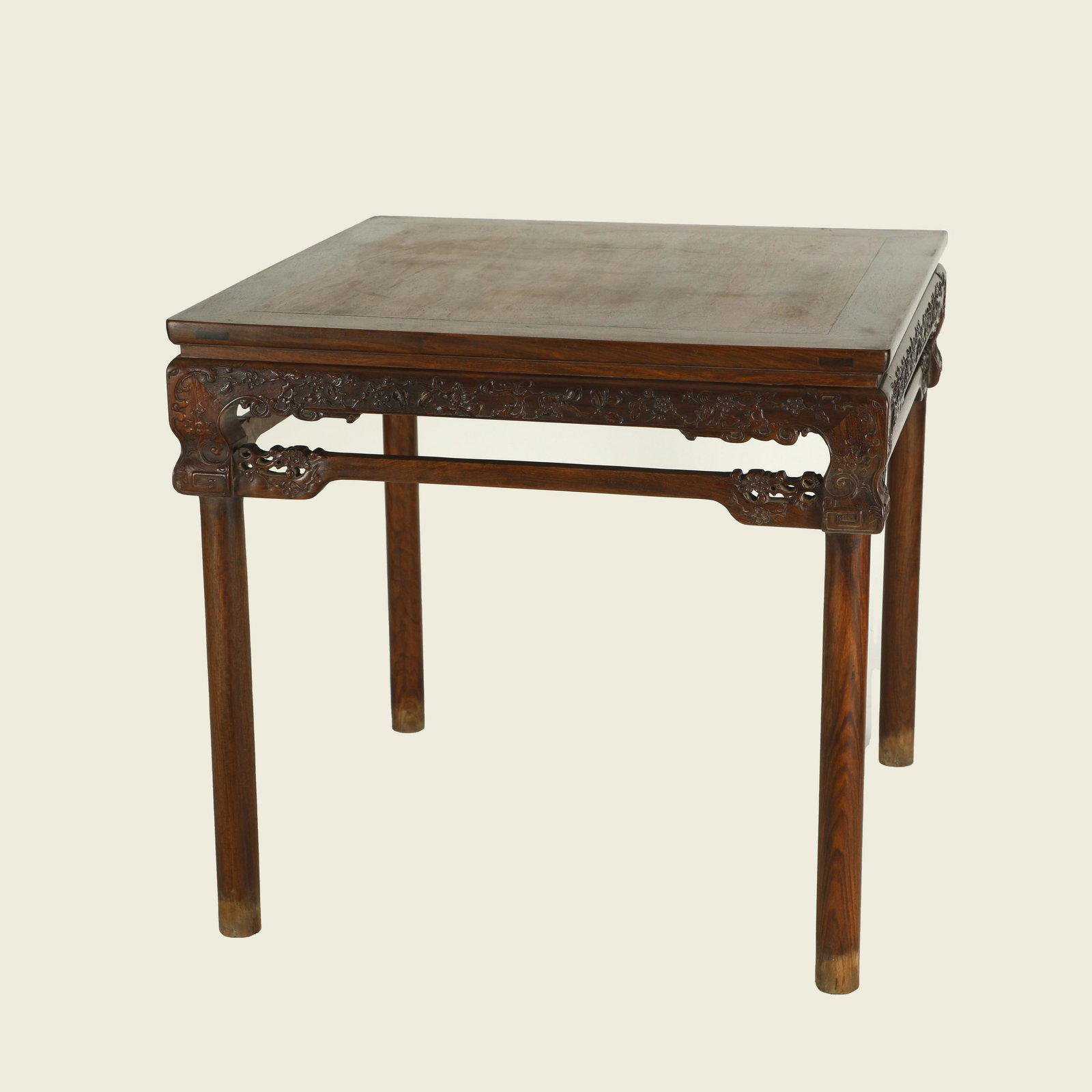 HUANGHUALI CARVED SQUARE TABLE (1 of 10)