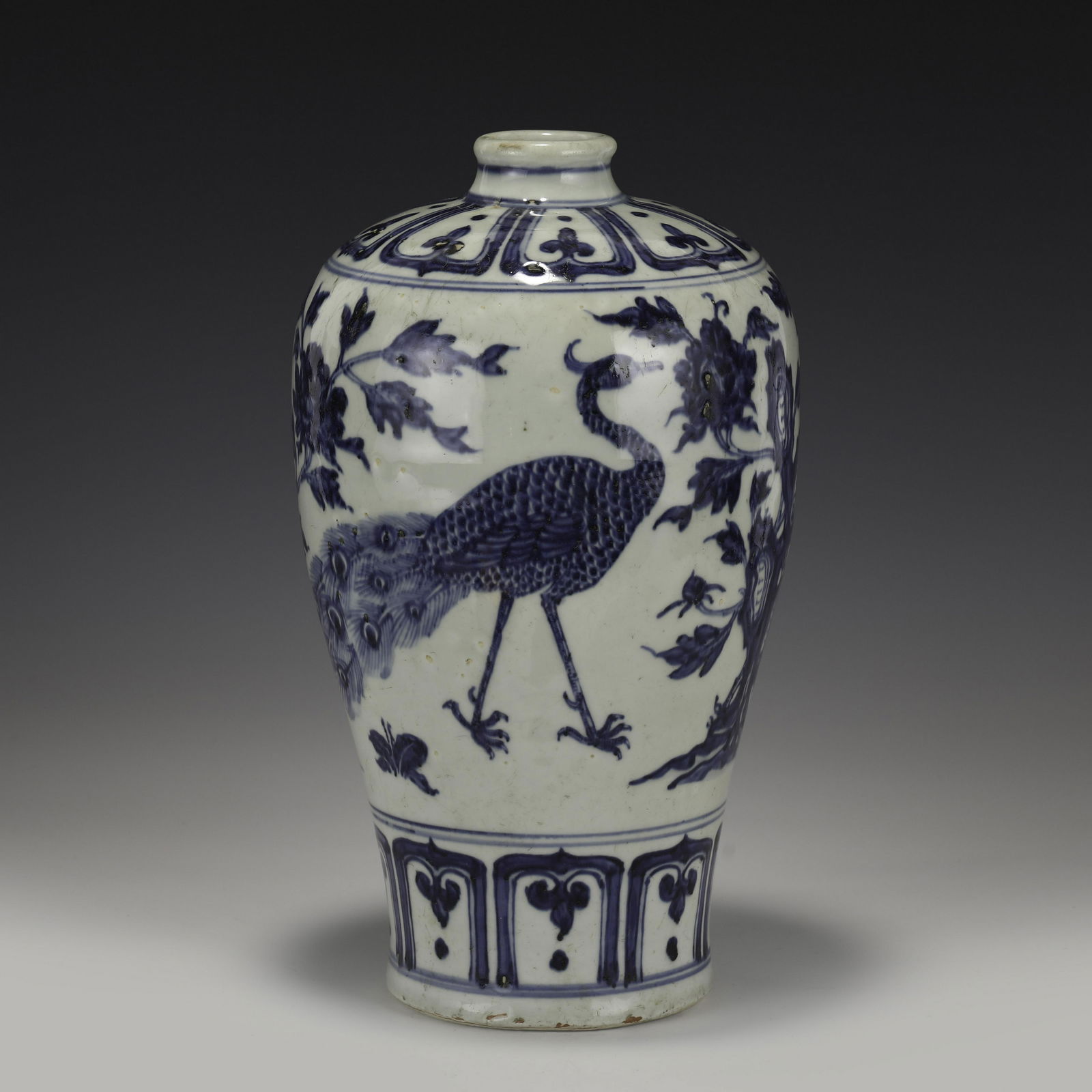 MING BLUE & WHITE PLUM JAR (1 of 9)