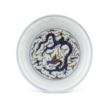 MING JIAJING WUCAI DRAGON PLATE (1 of 8)