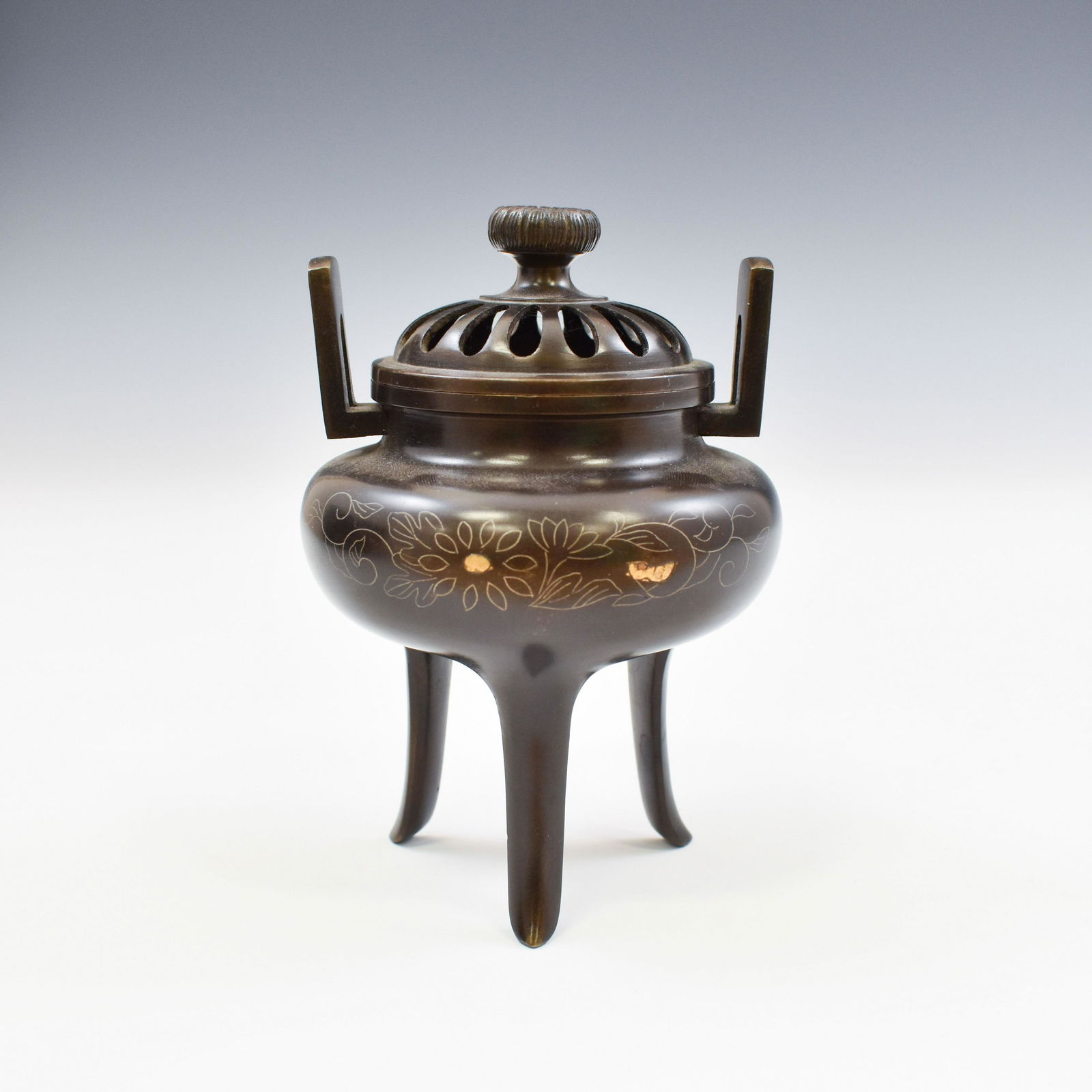 JAPANESE BRONZE INCENSE BURNER (1 of 11)