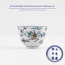 KANGXI DOUCAI GRIFFIN PORCELAIN CUP