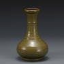 QING QIANLONG TEA DUST GLAZED VASE VASE