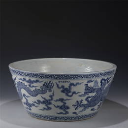 MING XUANDE BLUE & WHITE FISH TANK