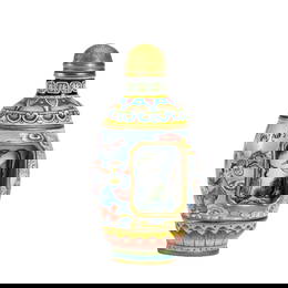 ENAMEL TURNING HEART SNUFF BOTTLE