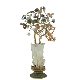 EXQUISITE JADE BONSAI ORNAMENT