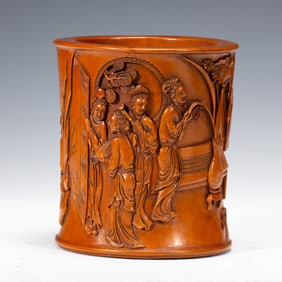 SANDALWOOD BRUSH POT