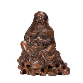 EXQUISITE BAMBOO ROOT CARVING
