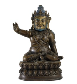 STATUE OF JAMBHALA IN TIBETAN BUDDHISM