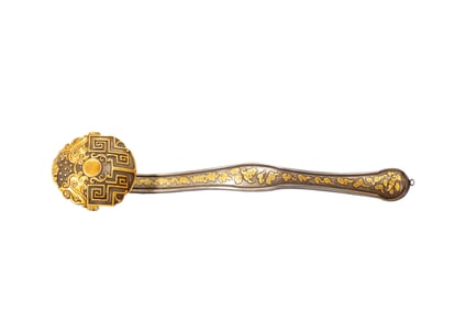 EXQUISITE GOLD SILVER - INLAID RUYI SCEPTER