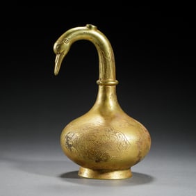 GILT - BRONZE PHOENIX - HEAD EWER
