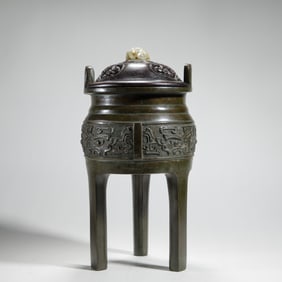 BRONZE INCENSE BURNER