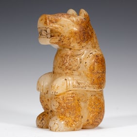 JADE BEAR - SHAPED ORNAMENT