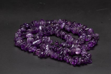 AMETHYST CHIP NECKLACE