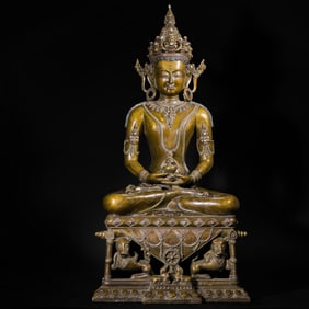 COPPER ALLOY BUDDHIST STATUE