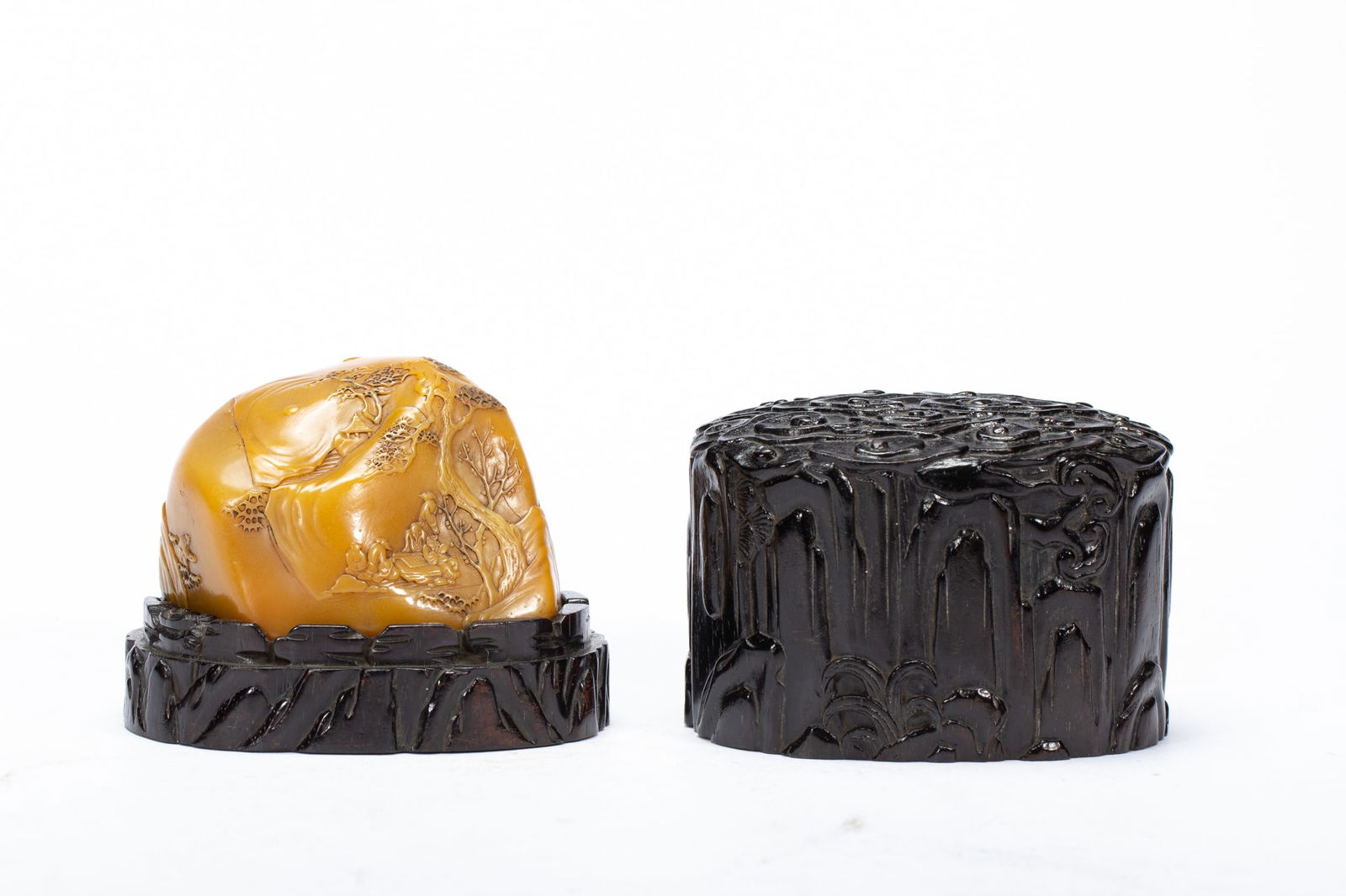 SOAP STONE CARVED ORNAMENT (1 of 10)