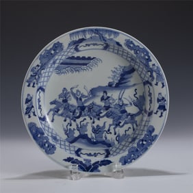 KANGXI BLUE & WHITE PLATE