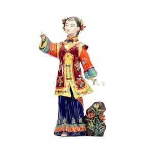 PORCELAIN LADY STATUE