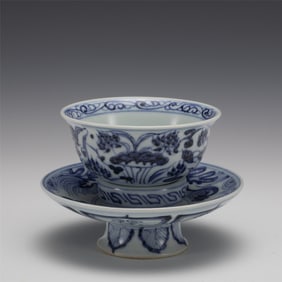 MING BLUE & WHITE BOWL