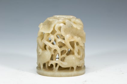 JADE INCENSE BURNER FINIAL