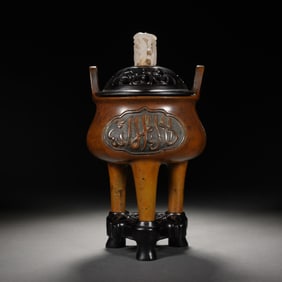 BRONZE INCENSE BURNER