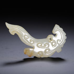 CHINESE JADE PHOENIX ORNAMENT