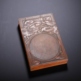 TRADITIONAL CHINESE CARVED INKSTONE