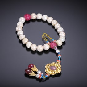 TRADITIONAL CHINESE COURT - STYLE BEAD BRACELET