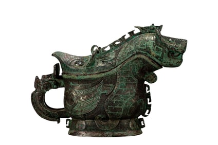 CHINESE BRONZE JUE VESSEL