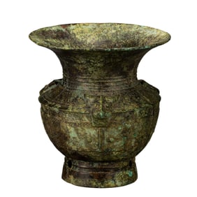 CHINESE BRONZE ZUN VESSEL