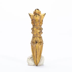 GILT - BRONZE VAJRAKILA (DORJE PHURBA)