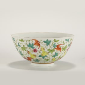 QING DAOGUANG FAMILLE ROSE BOWL