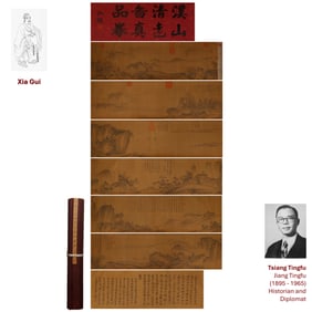 XIA GUI LANDSCAPE SONG DYNASTY LONG HAND SCROLL