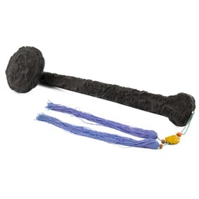 ANTIQUE ZITAN CARVED DRAGON RUYI SCEPTER