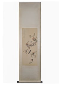 1981 CHENG NIAN 鄭念 BIRDS & FLOWERS SCROLL PAINTINGS