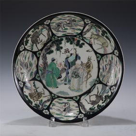 QING KANGXI WUCAI PLATE