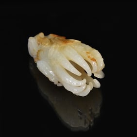 BUDDHA'S HAND CITROEN JADE SCLUPTURE