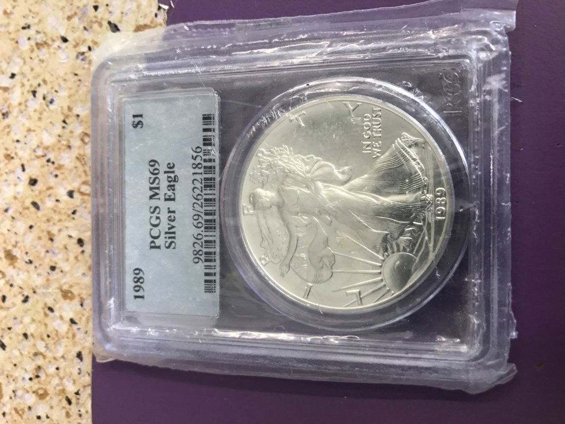 1989 MS69 Silver Eagle (1 of 1)