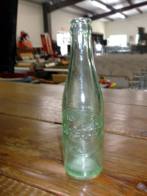 Antique Straight Side Dr Pepper Bottle: Old Original Bottle