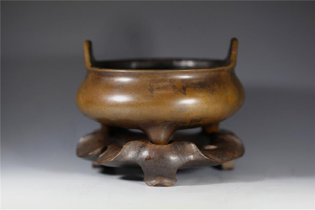 A CENSER MING DYNASTY: A CENSER MING DYNASTY ?:12.6X7.7 ???12.7X3.3