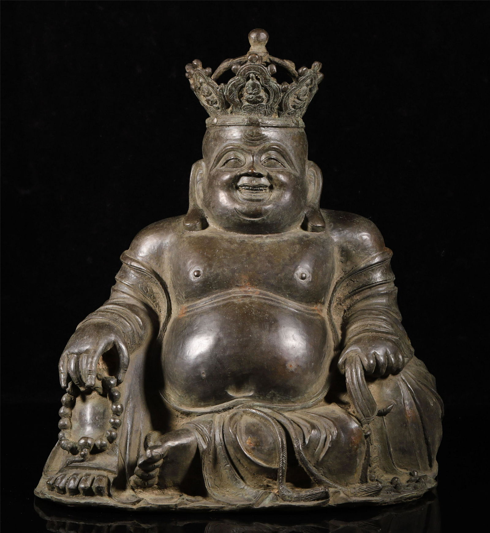 Ming Dynasty - Bronze Buddha Statue (1 of 8)