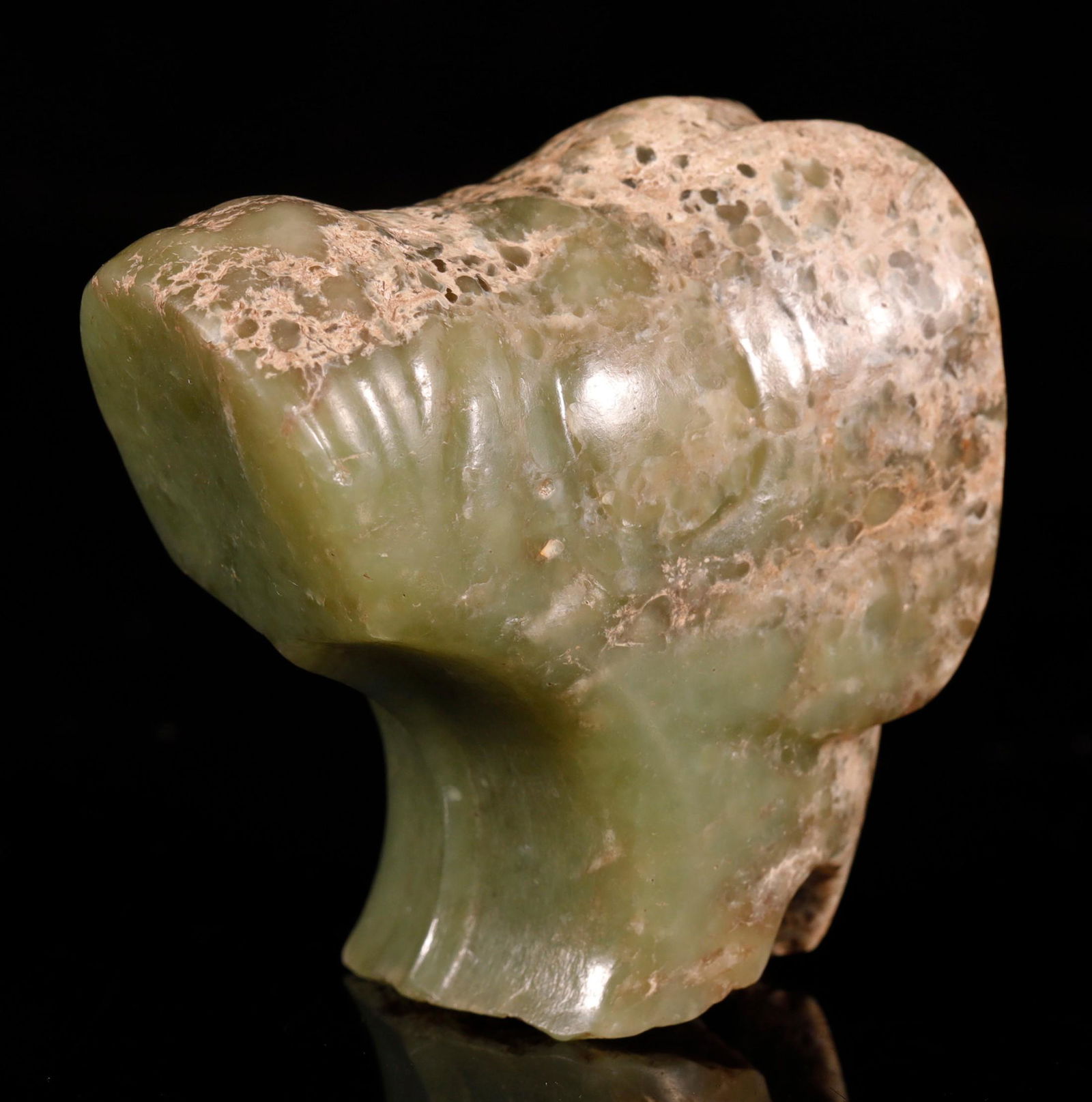 Honshan Culture - Carved Jade Pig Dragon (1 of 8)