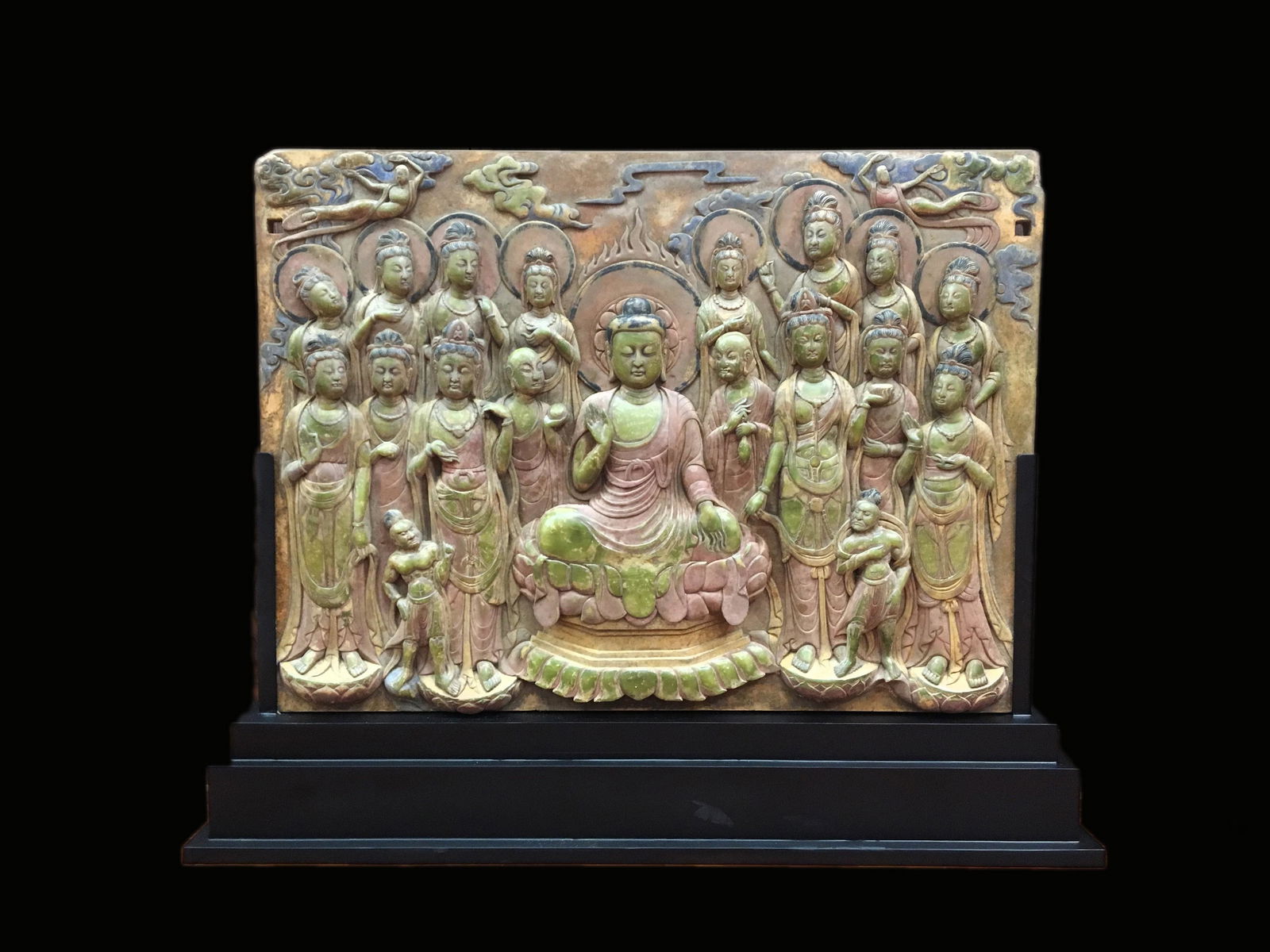 Tang Dynasty - Jasper Jade Buddha Wall (1 of 13)