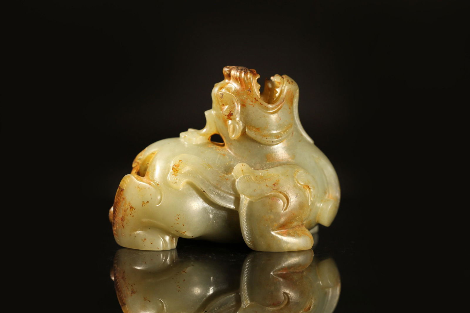 Han Dynasty - Hetian Jade Spiritual Honoring Decoration (1 of 6)