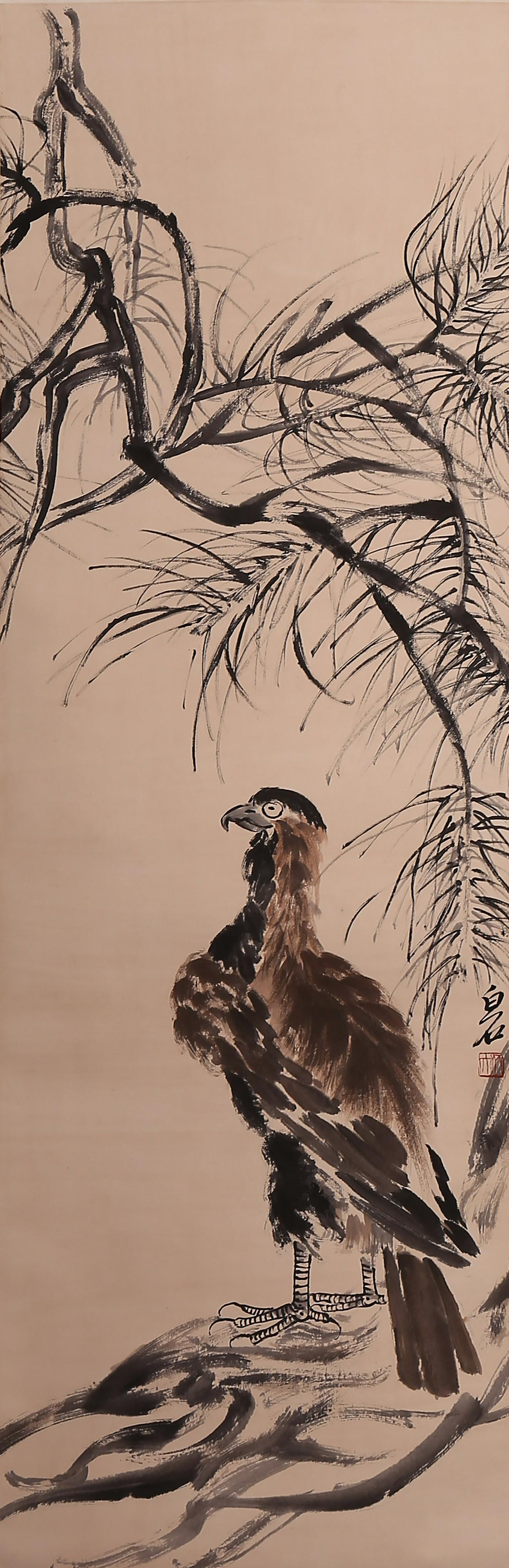 Qi Baishi - Painting of Eagle (1 of 4)