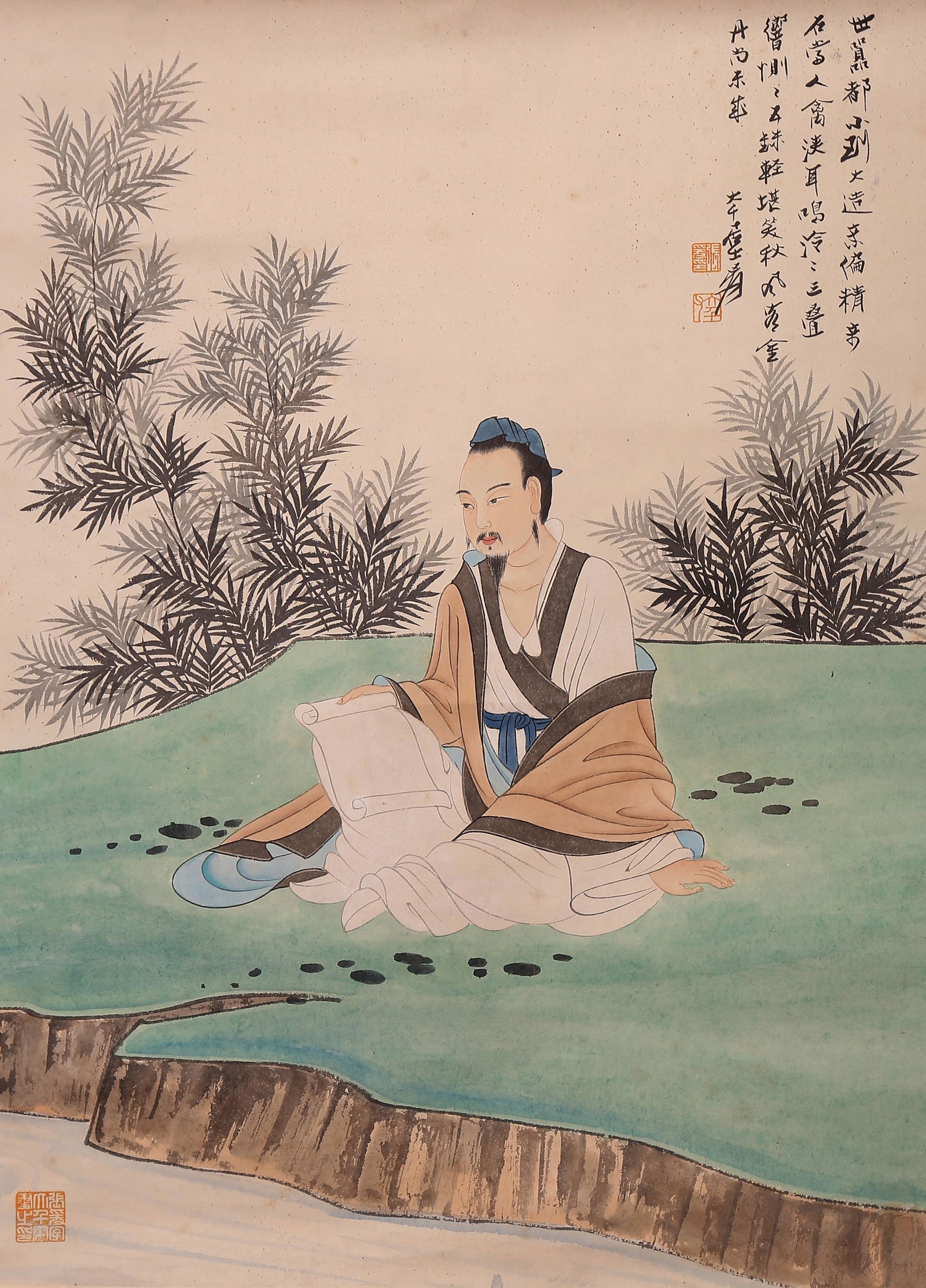 Daqian Zhang - Figure Painting (1 of 4)